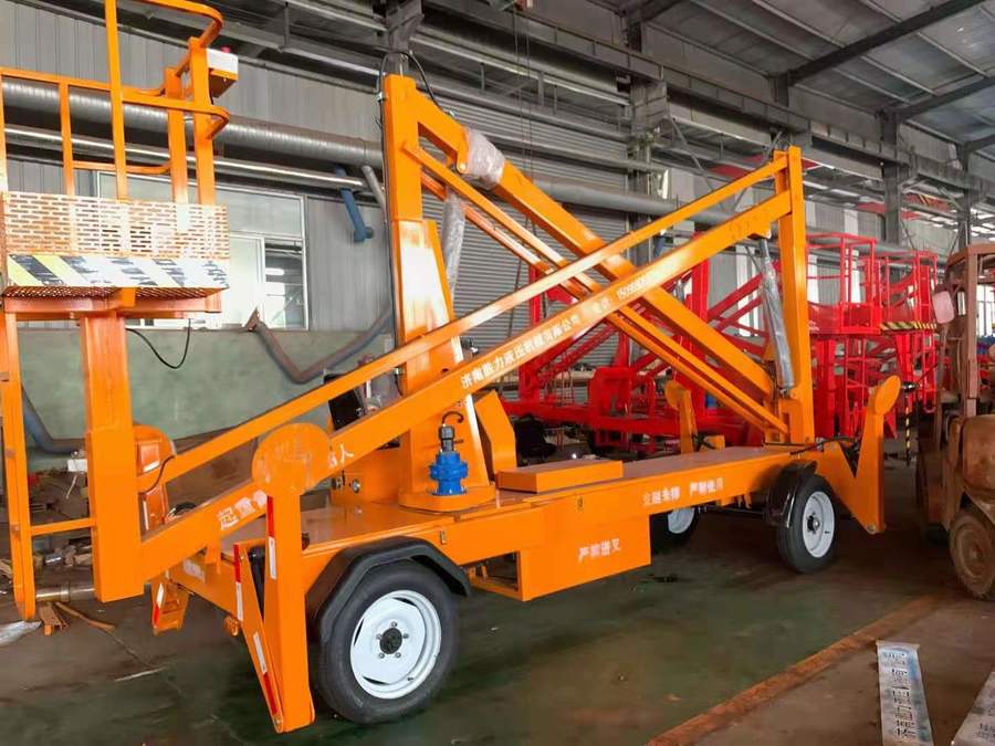 移动14米曲臂式升降平台