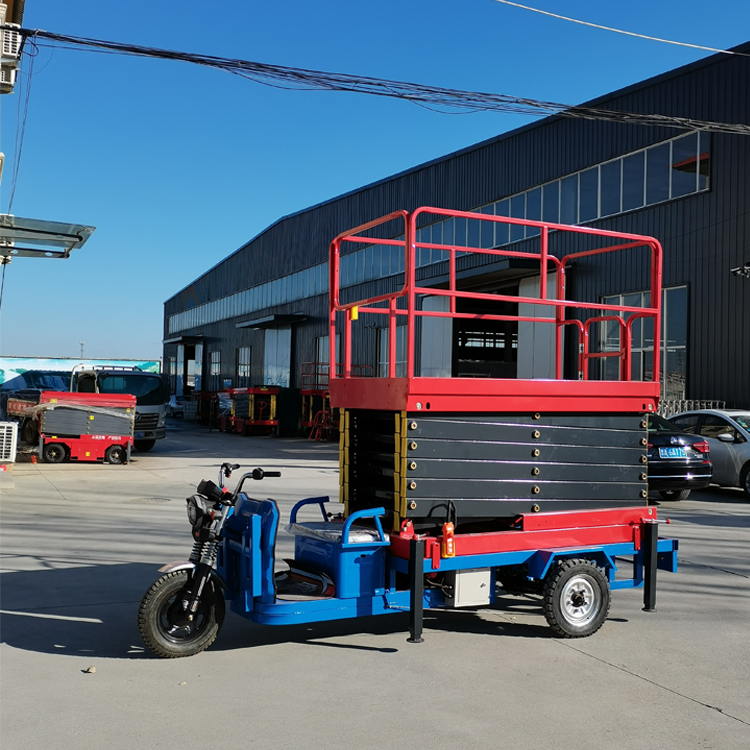 升高10米三轮车载升降平台准备发货！